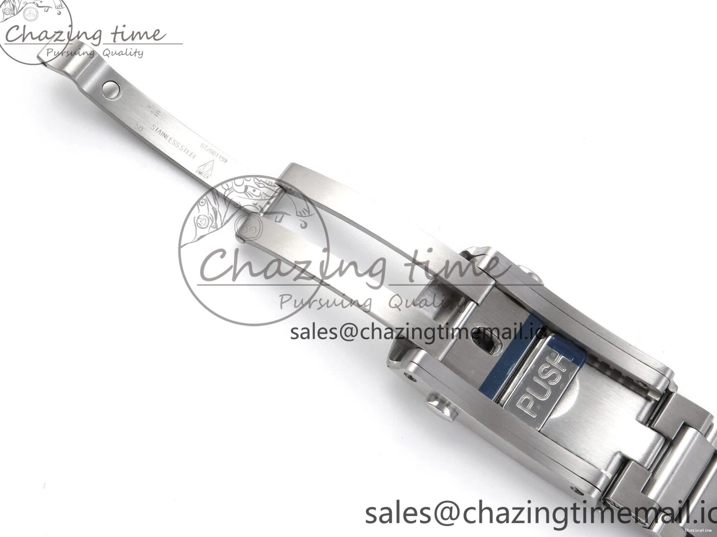 0209 Elegant Seamaster 300 Heritage SS VSF 1:1 Best Edition Blue Dial on SS Bracelet A 7701